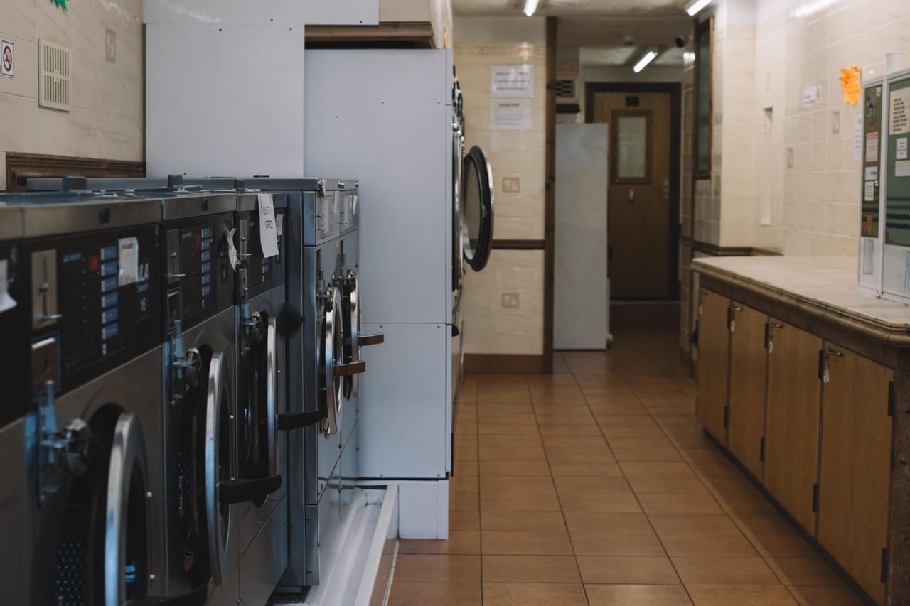 Appliance repair Manchester NH: Interior of a laundry
