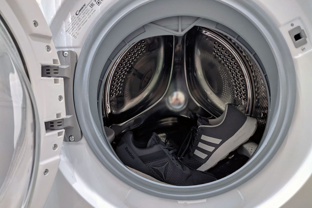 Appliance repair Mankato MN: Rubber shoes inside a washing machine