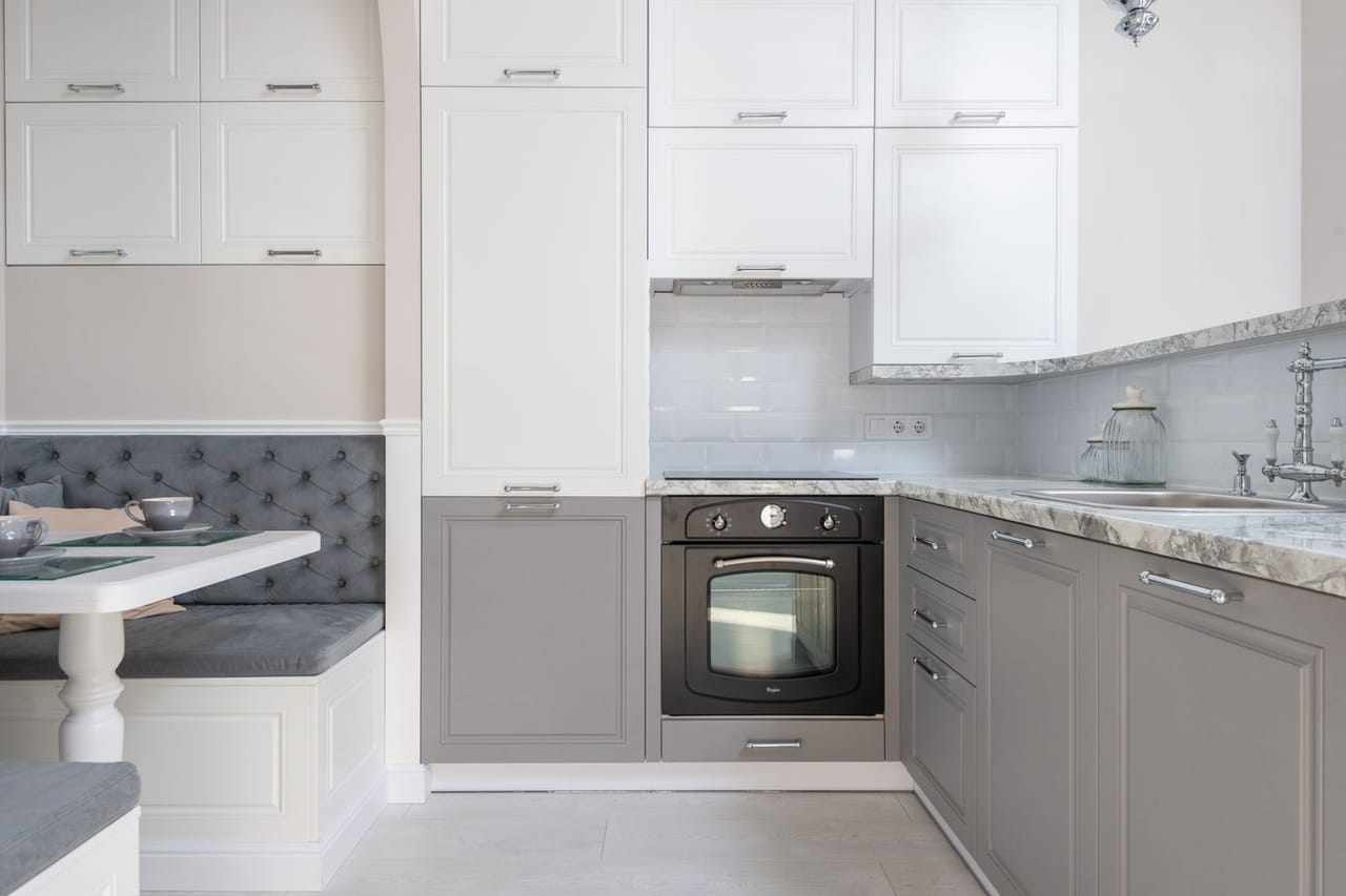Appliance repair Sedalia MO: Kitchen interior with modern furniture