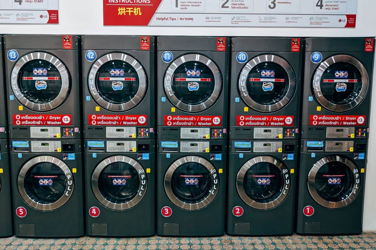 Appliance repair Tucson AZ: Machines in a laundry