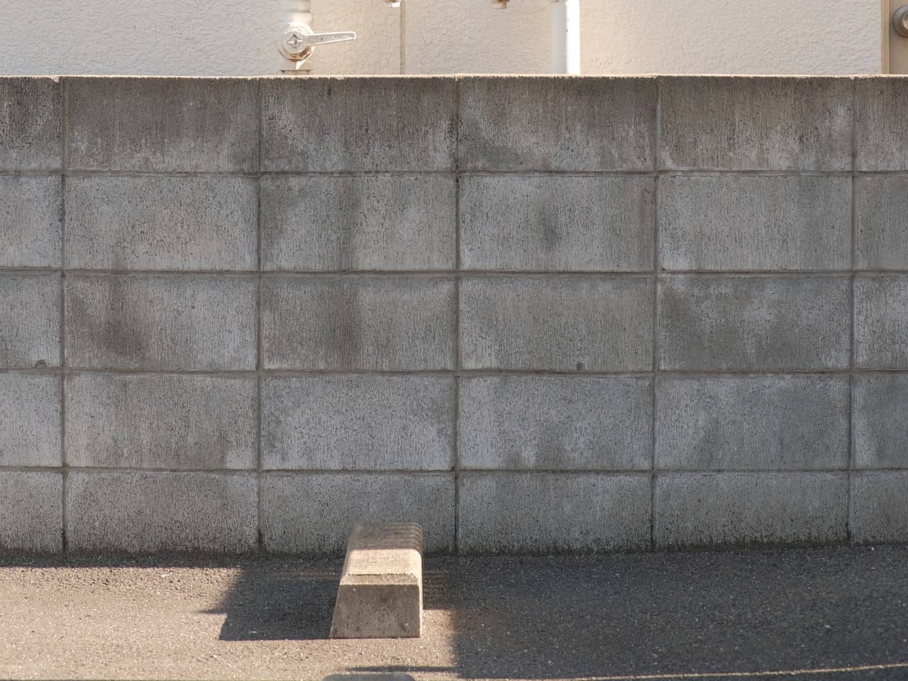 How to install a toilet flange: two pipe stubs protruding from a tiled wall