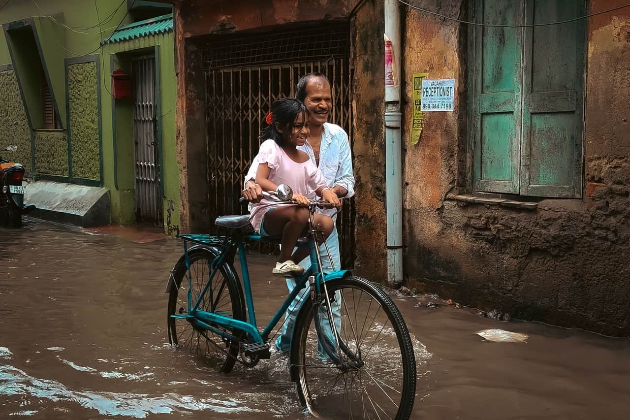 What to do when your basement floods: Biking through monsoon floods