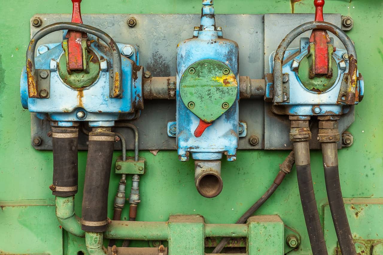 Plumber Layton UT: Close up of old metal valves