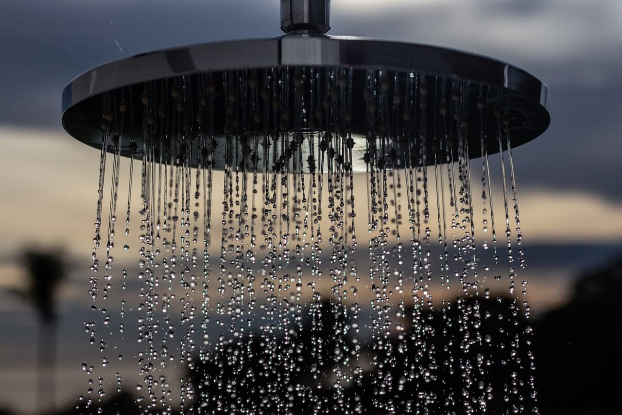 Plumber Lubbock TX: Close up shot of a shower head