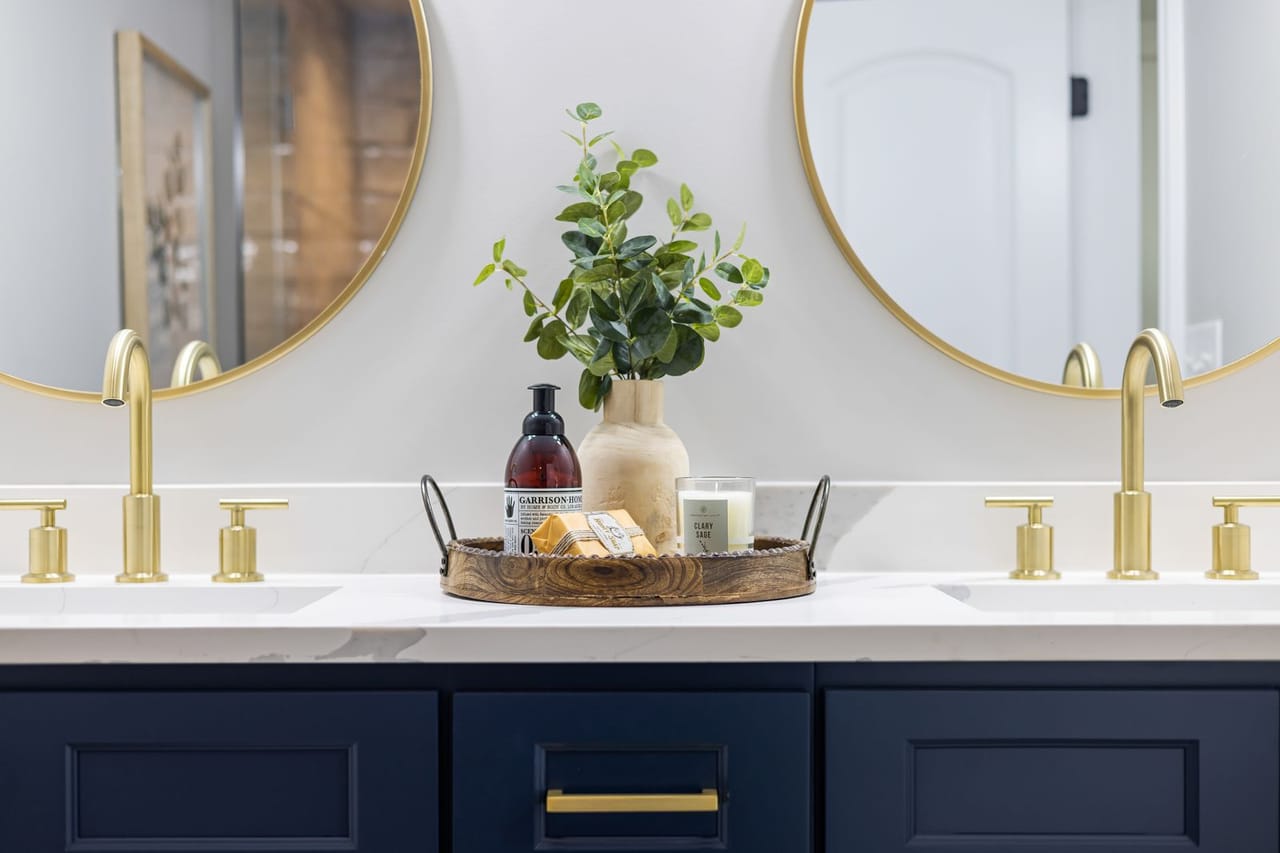 Plumber Wichita KS: Bathroom essentials on the counter