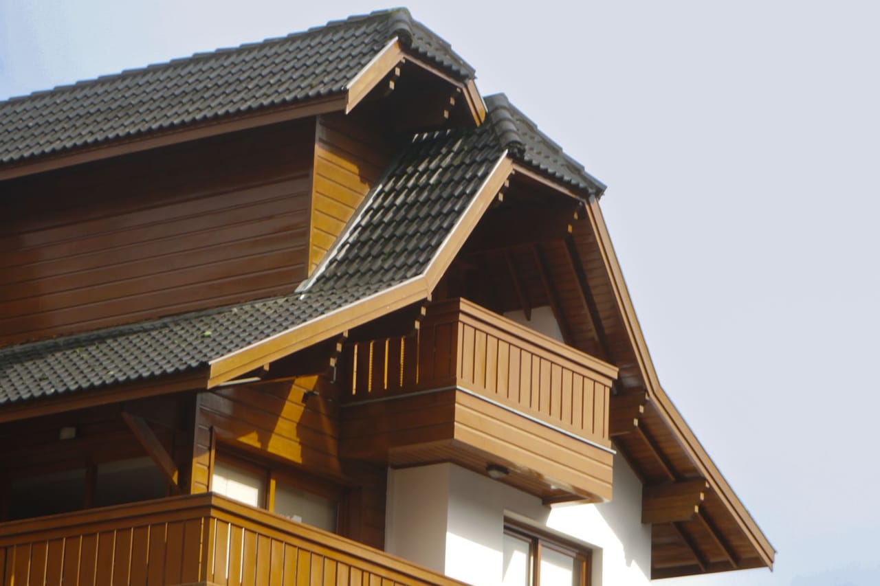Roof repair Scottsdale AZ: Charming european chalet with wooden details