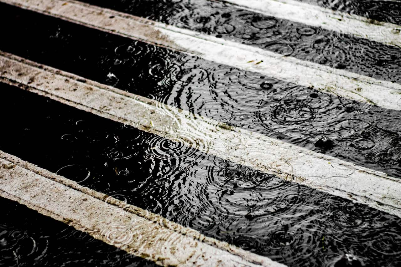 Water damage restoration Visalia CA: Puddle on street